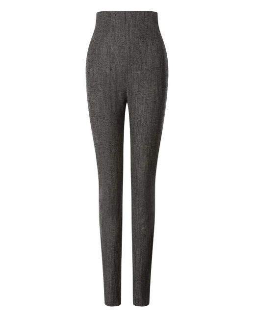Alberta Ferretti Skinny Broek in het Gray