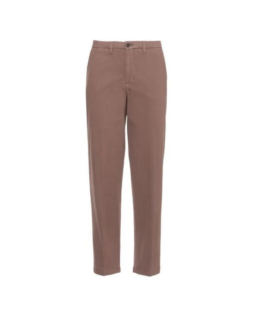 Briglia 1949 Brown Straight-Leg Trousers