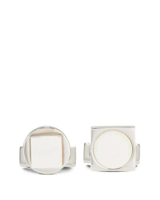 Gemelli di Ferragamo in Natural da Uomo