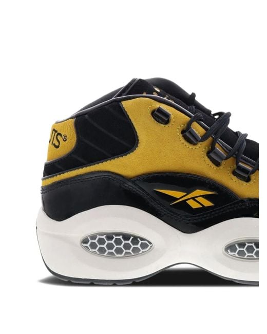 Reebok Gray X Peanuts X Question Mid Boldly Sneakers for men