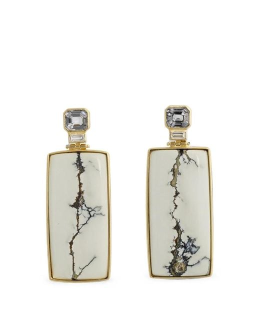 DENISE CASSOU White Creek Diamond And Spinel Earrings