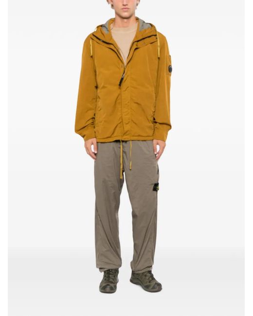 C P Company Yellow T-St Hooded Jacket for men