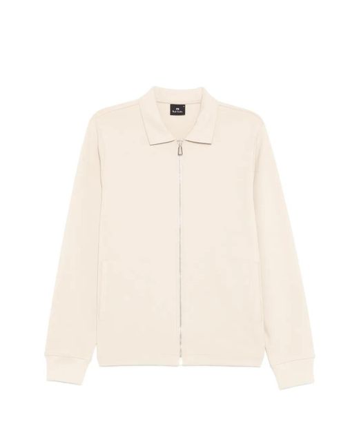 Paul Smith Natural Collared Zipped Jacket for men