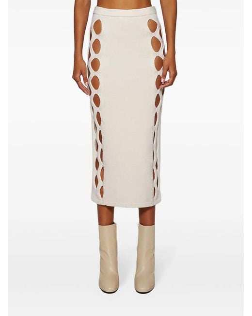 DIOTIMA White Steer Skirt