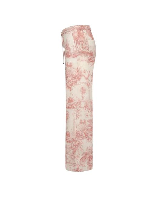 Seductive Pink Violetta Trousers