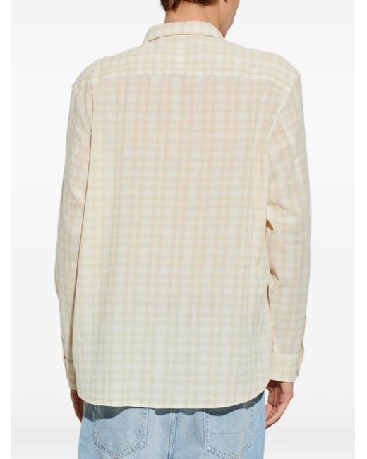 AllSaints White Toya Patterned Shirt for men