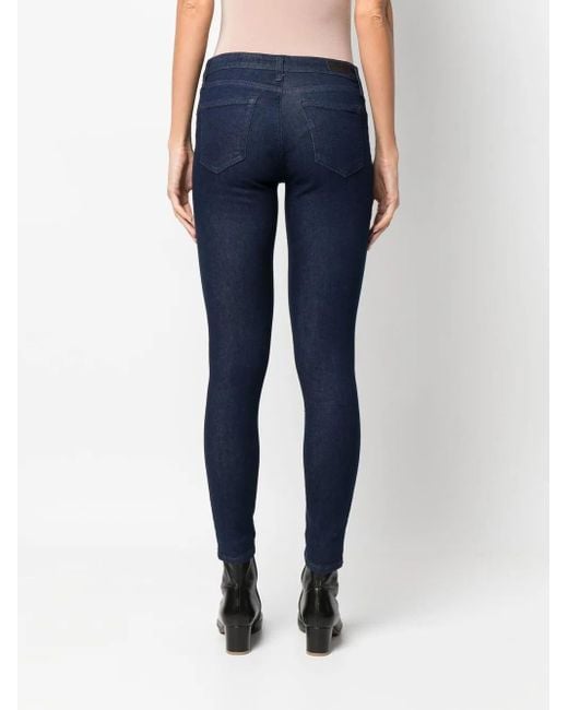 AG Jeans Blue Elasticated Skinny Jeans