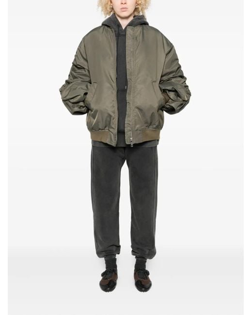 Aniye By Green Zip-Up Bomber Jacket