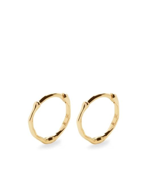 Monica Vinader Metallic 14Kt Mini Siren Muse Earrings