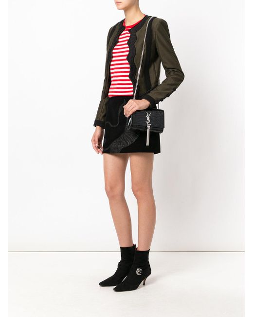 saint laurent tassel chain bag