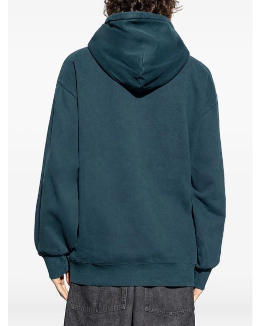 Sudadera con capucha y parche del logo Carhartt de hombre de color Blue