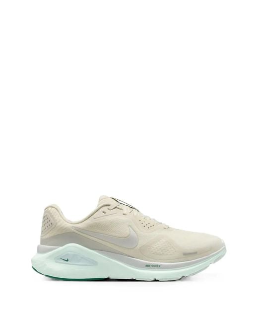 Nike White Structure 26 Lace-Up Sneakers