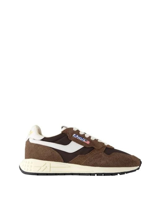 Autry Brown Sneakers Reelwind Low