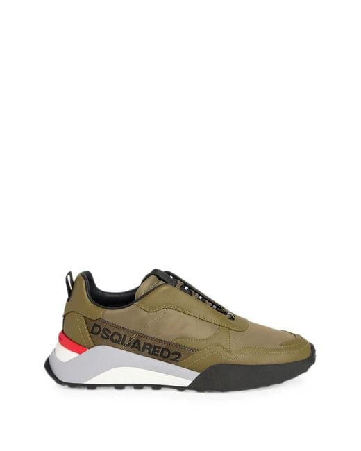 DSquared² Green Baskets D2 Flow À Empiècements for men