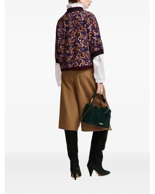 Essentiel Antwerp White Pleated Tailored Shorts