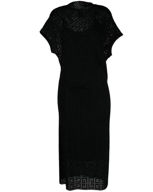 Givenchy 4g ジャカード ドレス Black