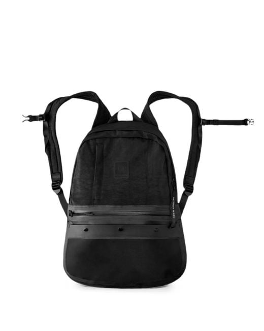 C P Company Black Metropolis Series Backpack for men
