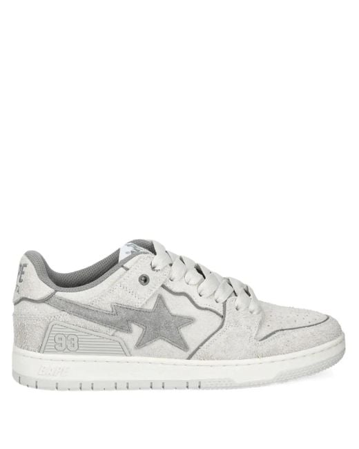 A Bathing Ape White Sta #6 Sneakers for men