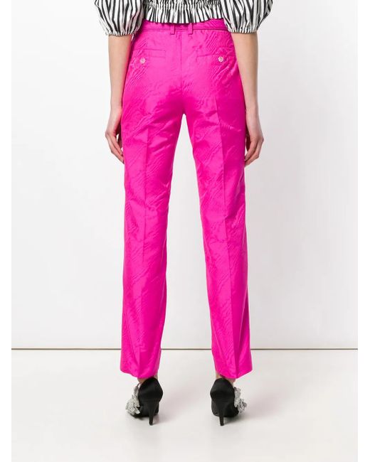 Off-White c/o Virgil Abloh Pink Cigarette Trousers