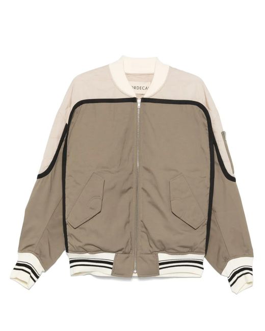 Mordecai Natural Padded Bomber Jacket for men