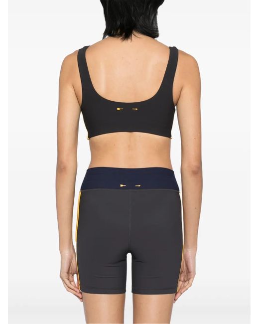 The Upside Black Beaufort Harley Sports Bra