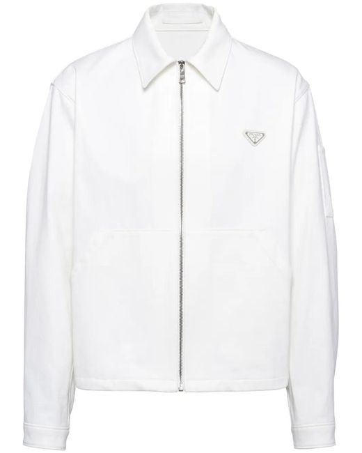 Prada Jack Met Rits in het White voor heren