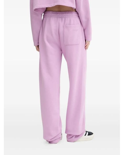 HUGO Pink Elastic-Waistband Trousers