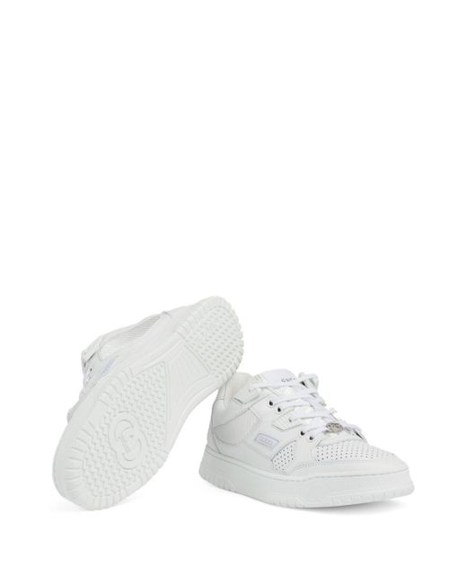 Gucci Sneakers Met Vlakken in het White