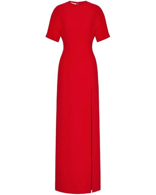 Valentino Garavani Red Cady Couture Silk Gown - Women's - Silk
