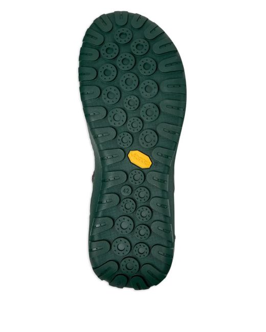 Camper Green Peu Lace-Up Leather Ankle Boots for men
