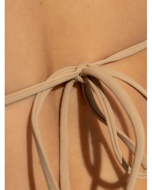 Top De Bikini Con Diseño Triangular DSquared² de color Natural