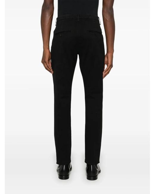 Dondup Black Gaubert Trousers for men