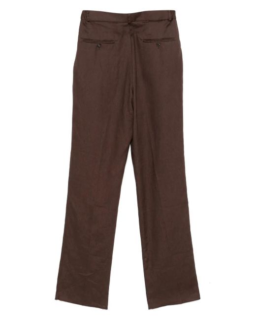 Hevò Brown Torrecanne Trousers for men