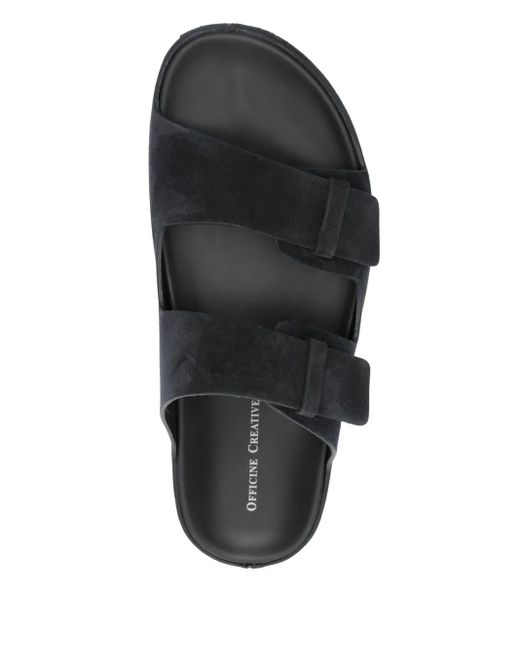 Sandali Slides Agorà di Officine Creative in Black da Uomo