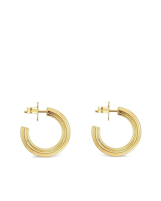 Tous Metallic Triple-Band Hoop Earrings