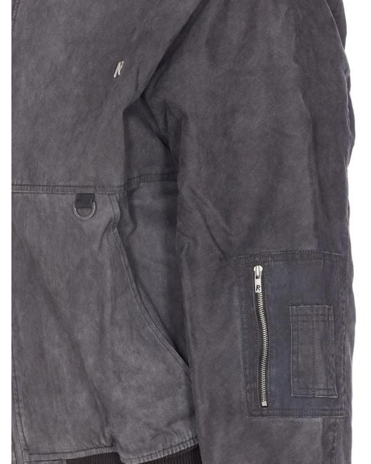 Veste Bomber À Capuche Represent pour homme en coloris Gray