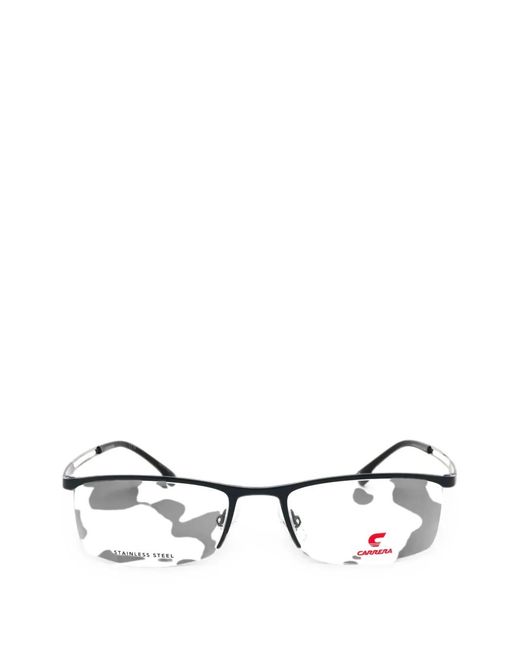 Carrera White Rectangle-Frame Glasses for men