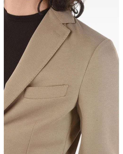 Corneliani Natural Single-Breasted Blazer for men