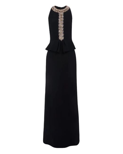 Jenny Packham Black Sulphice Maxikleid