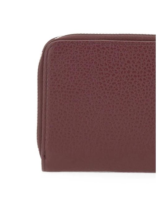 Gianni Chiarini Purple Dollaro Hammered-Leather Wallet