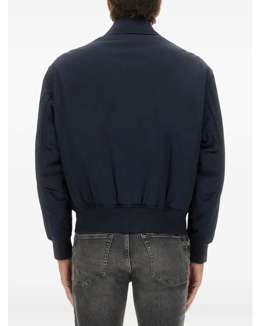 Boss Blue Collared Pocket Jacket for men