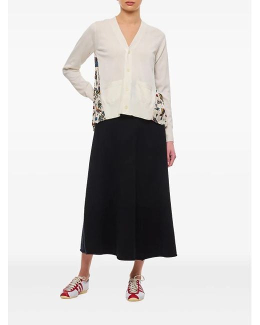 Extreme Cashmere Black High-Waisted Draped Skirt