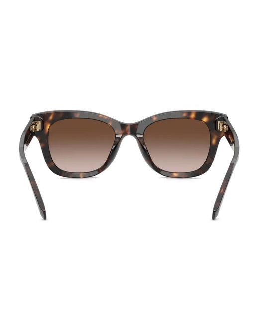 Tory Burch Brown Tortoiseshell Square Sunglasses