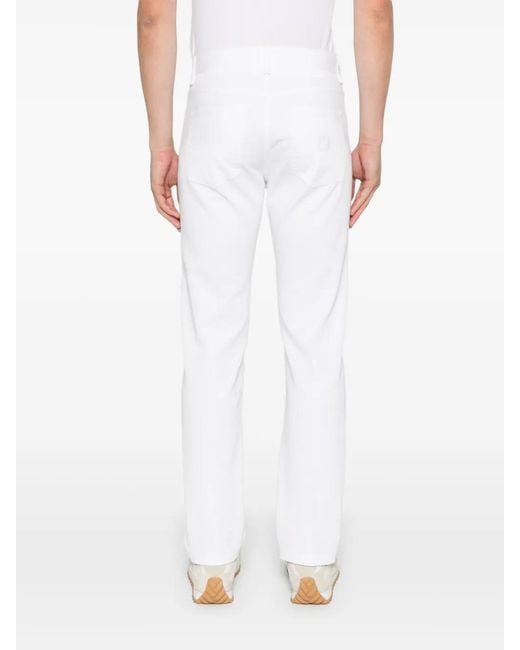 Vaqueros Con Bordado Ff Fendi de hombre de color White