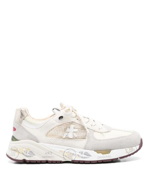Premiata White Mased 7399 Sneakers