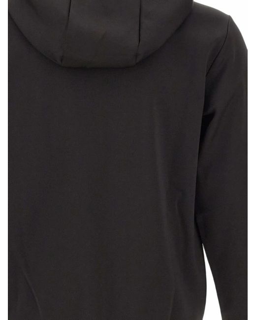EA7 Gray Zip-Up Hoodie for men