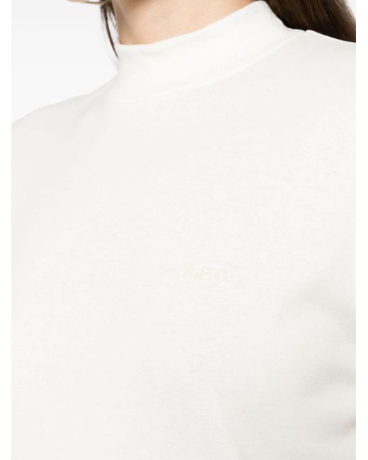 A.P.C. ロゴ Tシャツ White