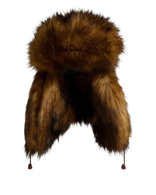 Gorro estilo cazador DSquared² de hombre de color Brown