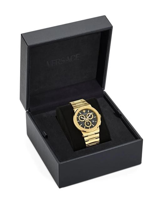 Versace Greca 40Mm in Metallic für Herren