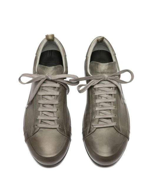 Officine Creative Brown Easy Dd 001 Ignis Suede Sneakers for men